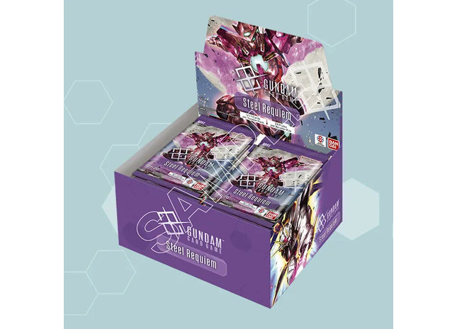 Gamers Guild AZ Gundam Card Game Gundam Card Game: [GD03] Steel Requiem - Booster Display (Pre-Order) Southern Hobby