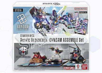 Gamers Guild AZ Gundam Card Game Gundam Card Game: Gundam Assemble Starter Set [ST01A] Heroic Beginnings (Pre-Order) GTS