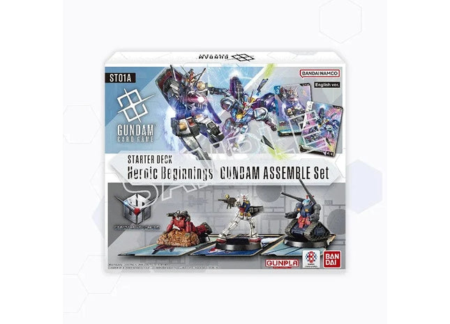 Gamers Guild AZ Gundam Card Game Gundam Card Game: Gundam Assemble Starter Set [ST01A] Heroic Beginnings (Pre-Order) GTS