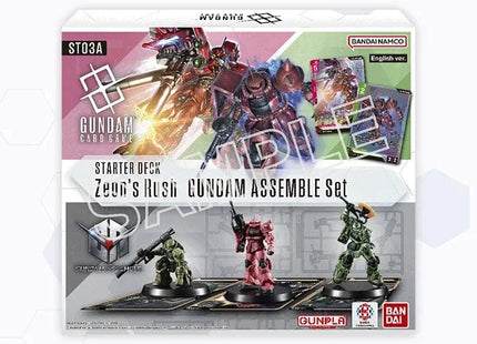 Gamers Guild AZ Gundam Card Game Gundam Card Game: Gundam Assemble Starter Set [ST03A] Zeon's Rush (Pre-Order) GTS