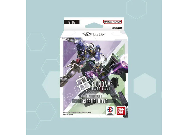 Gamers Guild AZ Gundam Card Game Gundam Card Game: [ST07] Starter Deck Celestial Drive (Pre-Order) Southern Hobby