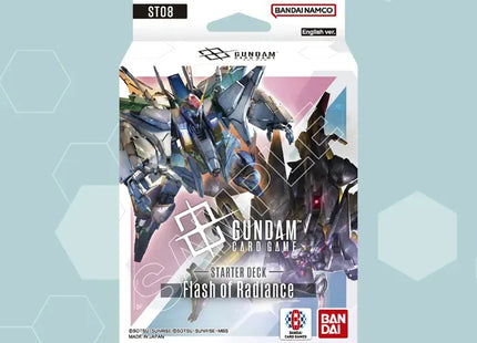 Gamers Guild AZ Gundam Card Game Gundam Card Game: [ST08] Starter Deck Flash of Radiance (Pre-Order) Southern Hobby