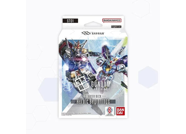 Gamers Guild AZ Gundam Card Game Gundam Card Game: Starter Deck [ST01] Heroic Beginnings (Pre-Order) GTS