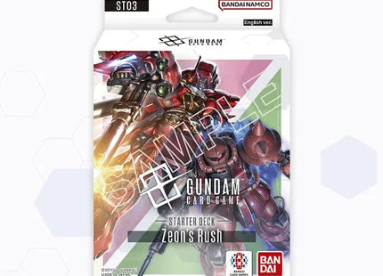 Gamers Guild AZ Gundam Card Game Gundam Card Game: Starter Deck [ST03] Zeon's Rush (Pre-Order) GTS