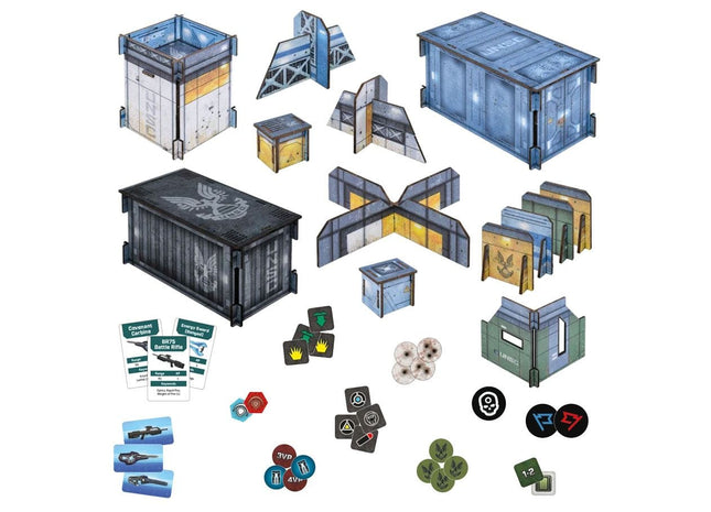 Gamers Guild AZ Halo: Flashpoint Halo: Flashpoint - UNSC Base Terrain Set (Pre-Order) ACD Distribution