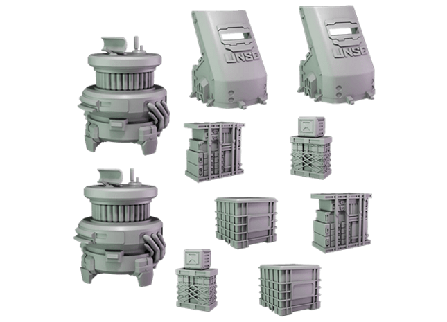 Gamers Guild AZ Halo: Flashpoint Halo: Flashpoint - UNSC Scenery Set (Pre-Order) ACD Distribution