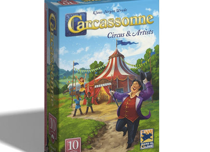 Gamers Guild AZ Hans im Gluck Carcassonne: Expansion 10 - Circus & Artists (V3.1) (Pre-Order) Asmodee