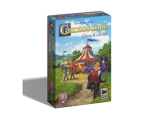 Gamers Guild AZ Hans im Gluck Carcassonne: Expansion 10 - Circus & Artists (V3.1) (Pre-Order) Asmodee