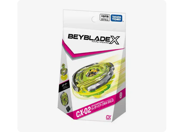 Gamers Guild AZ Hasbro Beyblade X: Booster - CX-02 WizardArc R4-55LO Discontinue