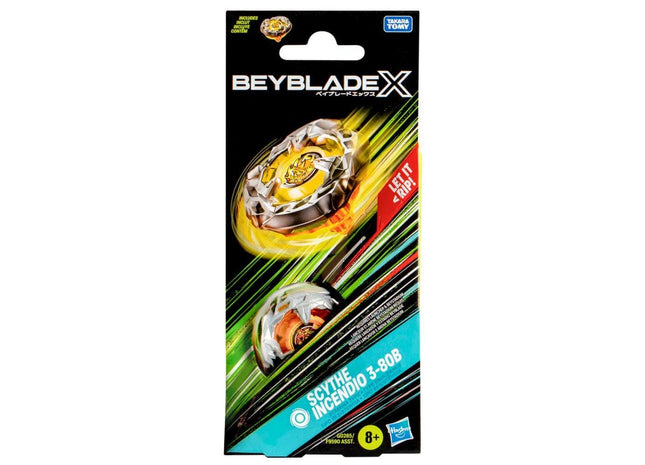 Gamers Guild AZ Hasbro Beyblade X: Booster Set - Scythe Incendio 3-80B Discontinue