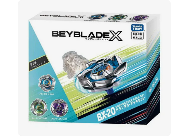 Gamers Guild AZ Hasbro Beyblade X: BX-20 - DranDagger Battle Deck Set A Mall Of Toys