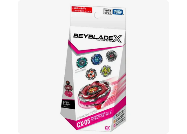 Gamers Guild AZ Hasbro Beyblade X: CX-05 Random Booster Vol. 6 - HellsReaper T4-70K Mall Of Toys