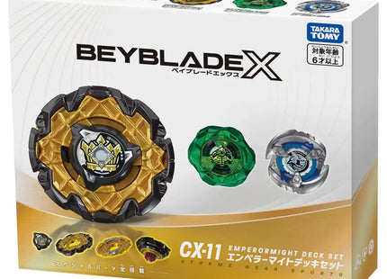 Gamers Guild AZ Hasbro Beyblade X: CX-11 Emperor Might Deck Set Discontinue