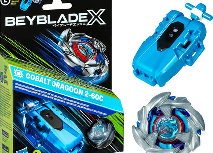 Gamers Guild AZ Hasbro Beyblade X: Deluxe Launcher Set - Cobalt Dragoon 2-60C Discontinue