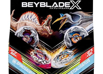 Gamers Guild AZ Hasbro Beyblade X Jurassic World Collab Spinosaurus vs. Quetzalcoatlus Multipack Set ACD Distribution