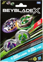 Gamers Guild AZ Hasbro Beyblade: X: Knife Shinobi 4-80HN & Keel Shark 3-80F Pack ACD Distribution