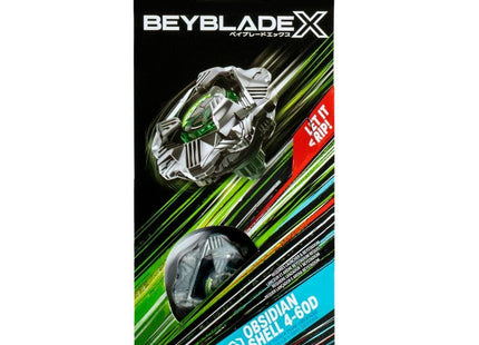 Gamers Guild AZ Hasbro Beyblade X: Obsidian Shell 4-60D Booster Pack Discontinue