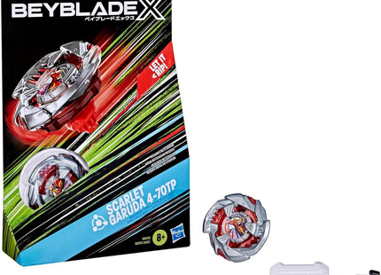 Gamers Guild AZ Hasbro Beyblade: X: Scarlet Garuda 4-70TP Starter Set ACD Distribution
