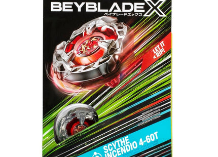 Gamers Guild AZ Hasbro Beyblade: X: Scythe Incendio 4-60T Starter Set ACD Distribution