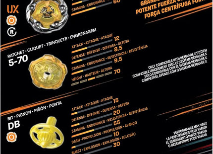 Gamers Guild AZ Hasbro Beyblade X: Starter Set - Wand Wizard 5-70DB Discontinue