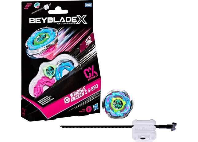 Gamers Guild AZ Hasbro Beyblade X: Starter Set - Wriggle Kraken S 3-850 Discontinue