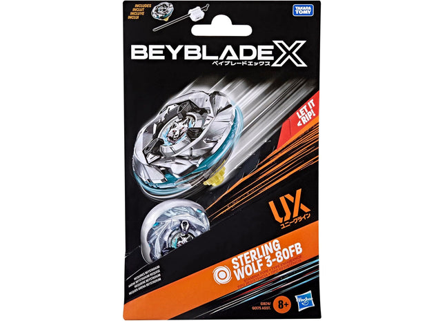 Gamers Guild AZ Hasbro Beyblade: X: Sterling Wolf 3-80FB Starter Set ACD Distribution