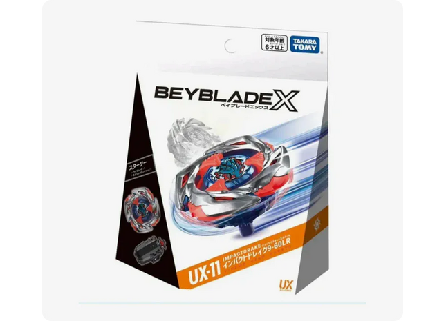 Gamers Guild AZ Hasbro Beyblade X UX-11 Starter - Impact Drake 9-60LR Mall Of Toys