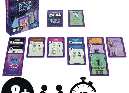 Gamers Guild AZ Hasbro Monopoly Deal: K-POP Demon Hunters (Pre-Order) Southern Hobby