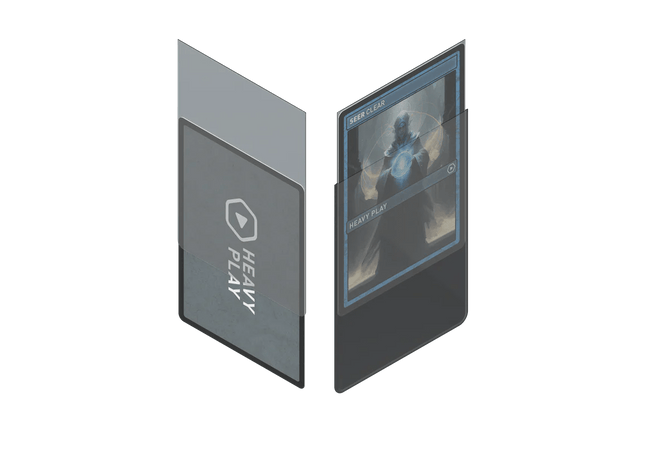 Gamers Guild AZ Heavy Play LLC CURV Sleeves: Inners Hard 100ct - Seer Clear AGD