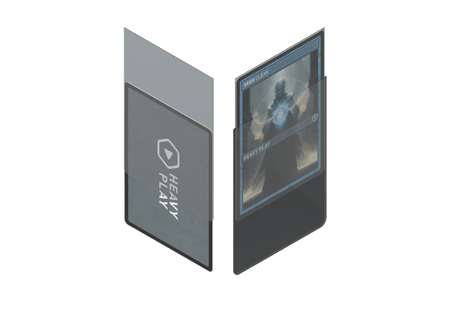 Gamers Guild AZ Heavy Play LLC CURV Sleeves: Inners Hard 100ct - Seer Clear - Black Friday AGD