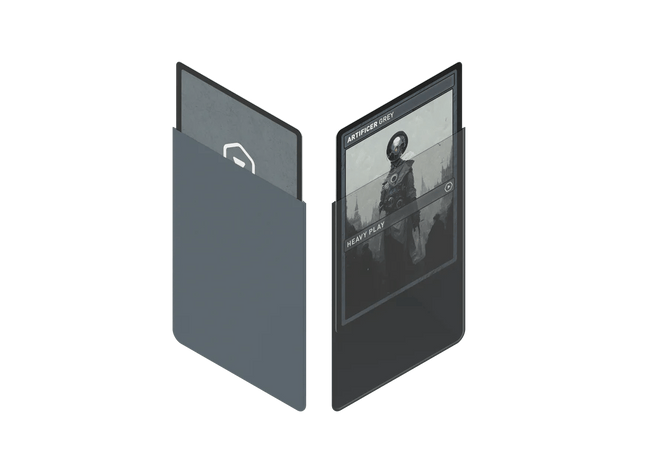 Gamers Guild AZ Heavy Play LLC CURV Sleeves: Standard 100ct - Artificer Grey AGD