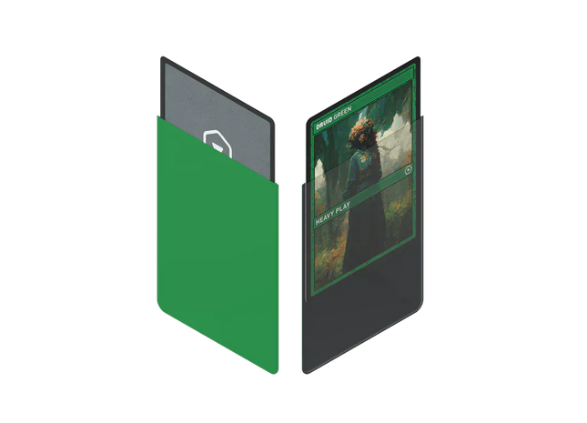 Gamers Guild AZ Heavy Play LLC CURV Sleeves: Standard 100ct - Druid Green - Black Friday AGD