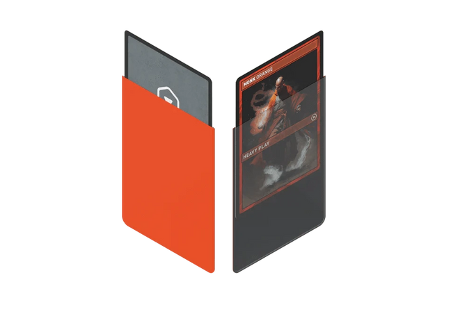 Gamers Guild AZ Heavy Play LLC CURV Sleeves: Standard 100ct - Monk Orange (Pre-Order) Southern Hobby