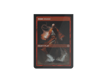 Gamers Guild AZ Heavy Play LLC CURV Sleeves: Standard 100ct - Monk Orange (Pre-Order) Southern Hobby