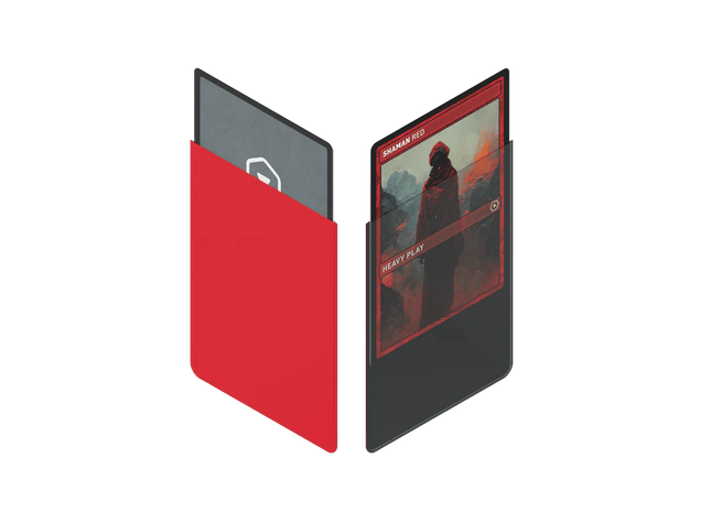 Gamers Guild AZ Heavy Play LLC CURV Sleeves:  Standard 100ct - Shaman Red AGD