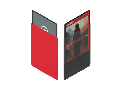 Gamers Guild AZ Heavy Play LLC CURV Sleeves: Standard 100ct - Shaman Red - Black Friday AGD