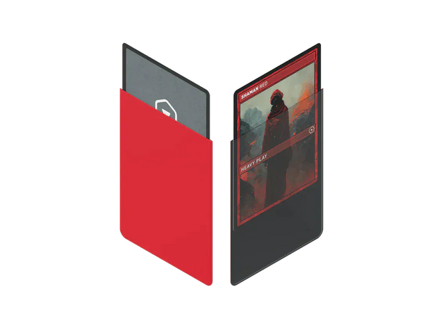 Gamers Guild AZ Heavy Play LLC CURV Sleeves: Standard 100ct - Shaman Red - Black Friday AGD