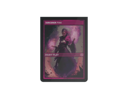 Gamers Guild AZ Heavy Play LLC CURV Sleeves: Standard 100ct - Sorcerer Pink (Pre-Order) Southern Hobby
