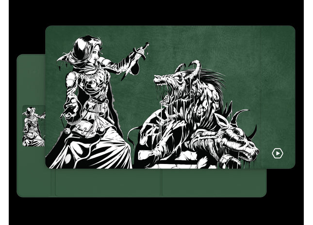 Gamers Guild AZ Heavy Play LLC Heavy Play: ETB Playmat Art Masters - Beast Within by Phil Stone Southern Hobby