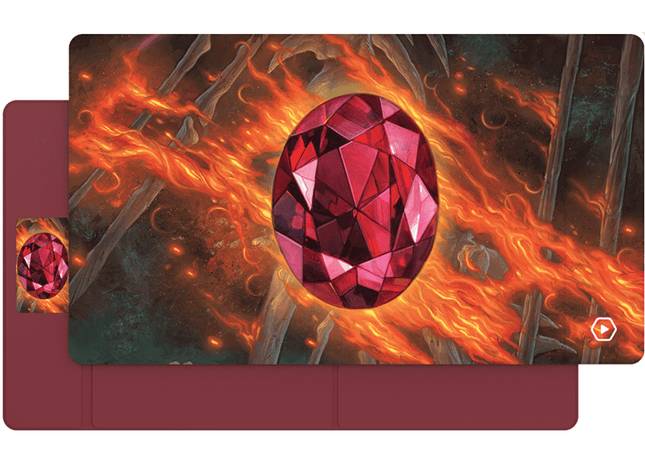 Gamers Guild AZ Heavy Play LLC Heavy Play: ETB Playmat Art Masters - Chris Seaman Ruby AGD