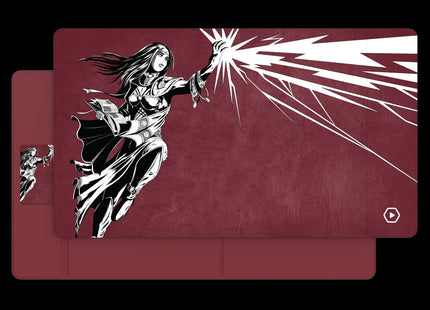 Gamers Guild AZ Heavy Play LLC Heavy Play: ETB Playmat Art Masters - Lightning Bolt by Phil Stone Southern Hobby