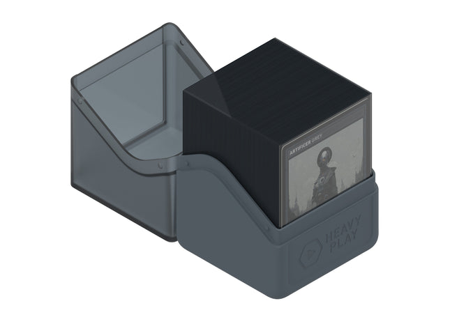Gamers Guild AZ Heavy Play LLC Heavy Play RFG Deck Box 100 Double Sleeved - Artificer Grey Southern Hobby