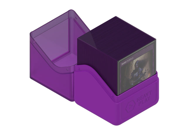 Gamers Guild AZ Heavy Play LLC Heavy Play RFG Deck Box 100 Double Sleeved - Bard Purple Southern Hobby