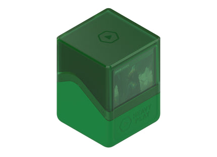 Gamers Guild AZ Heavy Play LLC Heavy Play RFG Deck Box 100 Double Sleeved - Druid Green Southern Hobby