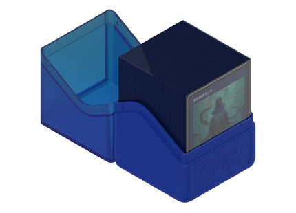 Gamers Guild AZ Heavy Play LLC Heavy Play RFG Deck Box 100 Double Sleeved - Wizard Blue Southern Hobby