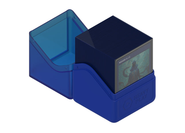 Gamers Guild AZ Heavy Play LLC Heavy Play RFG Deck Box 100 Double Sleeved - Wizard Blue Southern Hobby