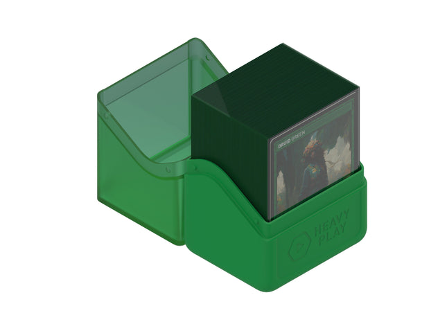 Gamers Guild AZ Heavy Play LLC Heavy Play RFG Deck Box 80 Double Sleeved - Druid Green Southern Hobby