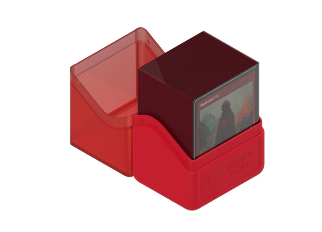 Gamers Guild AZ Heavy Play LLC Heavy Play RFG Deck Box 80 Double Sleeved Shaman Red Southern Hobby