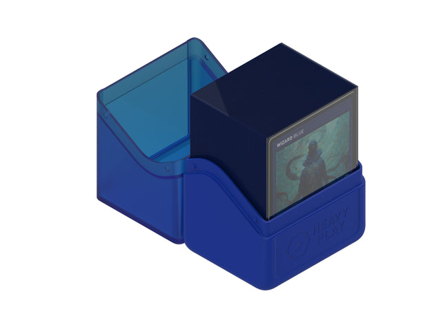 Gamers Guild AZ Heavy Play LLC Heavy Play RFG Deck Box 80 Double Sleeved - Wizard Blue Southern Hobby