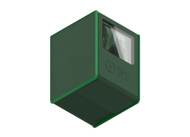 Gamers Guild AZ Heavy Play LLC Heavy Play RFG Deck Box MAX 100 Double Sleeved - Ranger Green Southern Hobby
